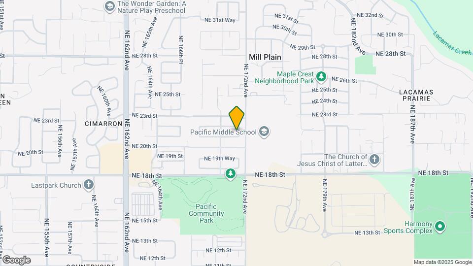 17022 NE 21st St Map and Location Details