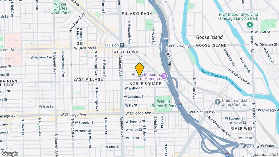 1456 W Augusta Blvd Map and Location Details