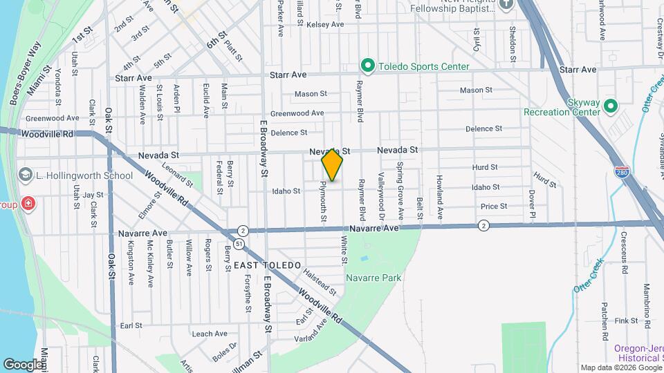 1309 Idaho St Map and Location Details