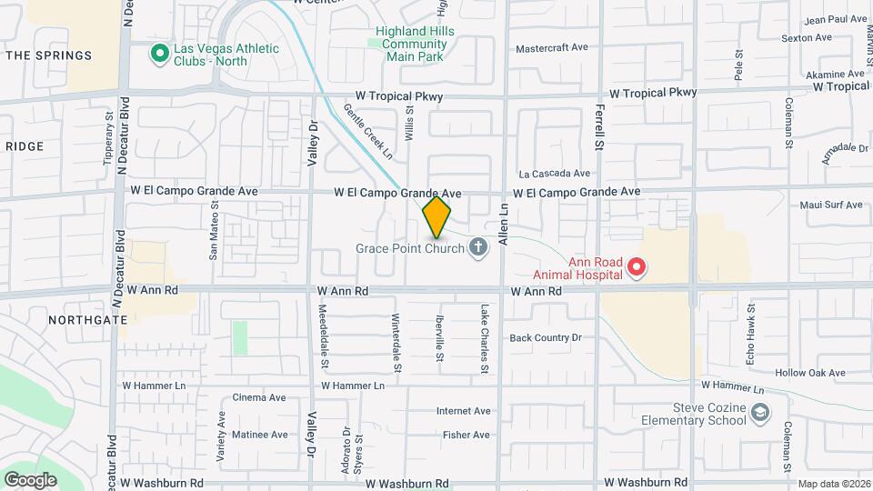 5708 Wishing Coin Ct Map and Location Details