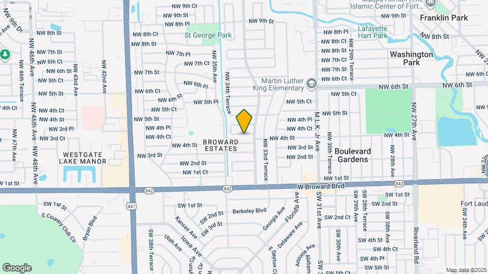 3440 NW 4th St Map and Location Details