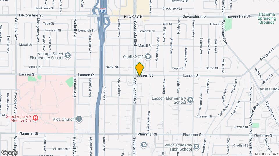 9861 N Lassen Ct Map and Location Details