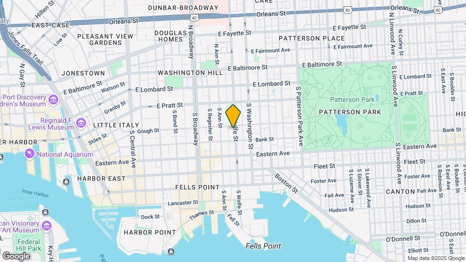 308 S Wolfe St Map and Location Details