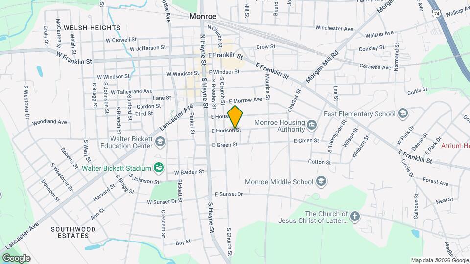 300 E Hudson St Mapa y Detalles de la Ubicación