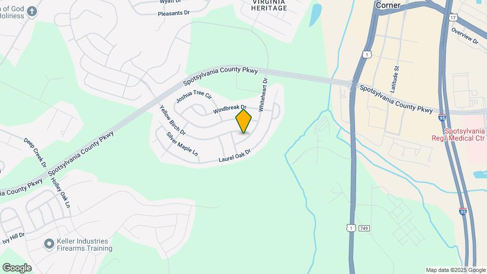 9506 Whiteheart Dr Map and Location Details