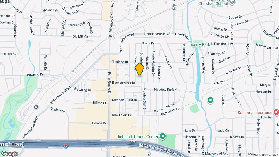 5609 Guadalajara Dr Map and Location Details