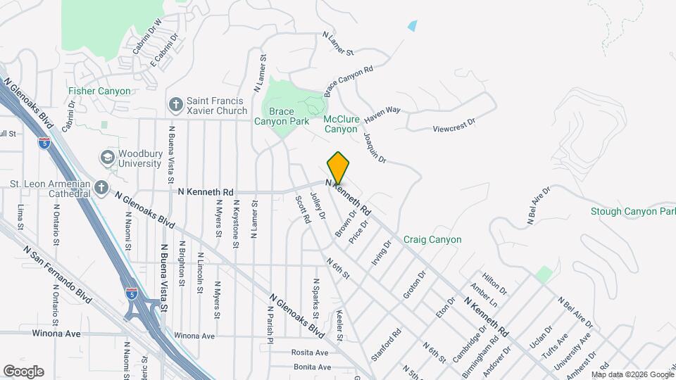2737 N Kenneth Rd Mapa y Detalles de la Ubicación