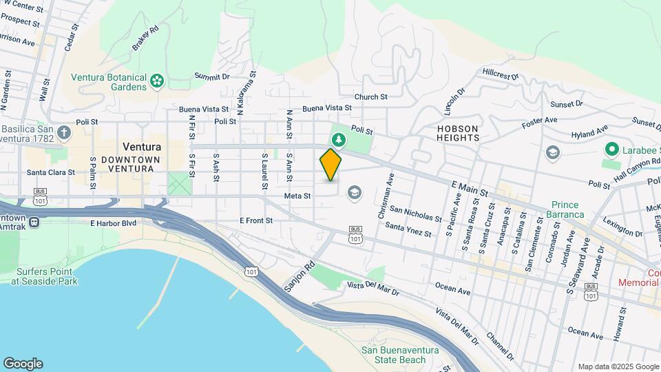 1267 E Meta St Mapa y Detalles de la Ubicación