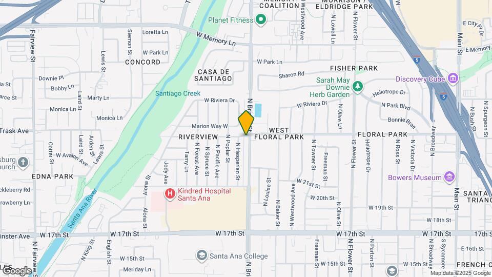 2252 N Bristol St, Unit BRISTOL ST Mapa y Detalles de la Ubicación