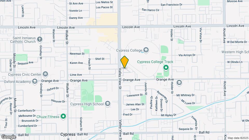 6032 Lemon Ave Map and Location Details