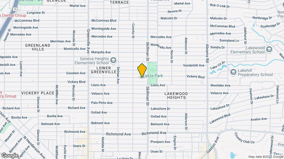 6030 Vickery Blvd Map and Location Details