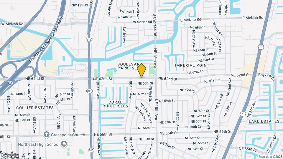 1610 NE 62nd St Map and Location Details