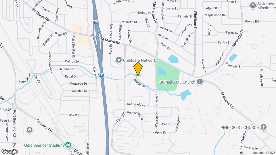 4235 Roman Dr Map and Location Details