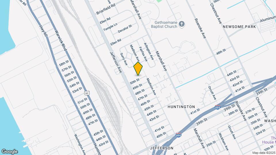 649 50th St Map and Location Details