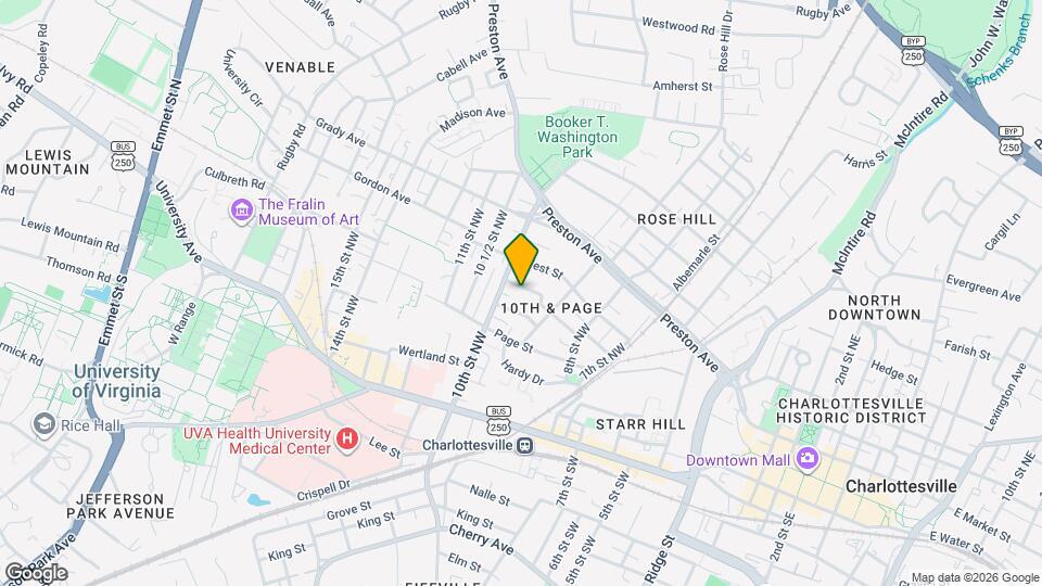 920 Anderson St Map and Location Details