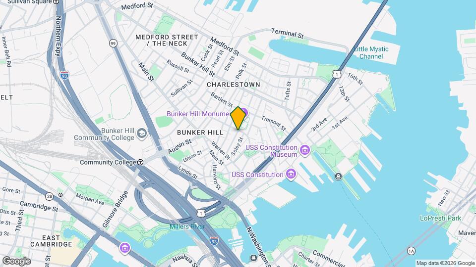 67 Monument Ave, Unit 1 Mapa y Detalles de la Ubicación