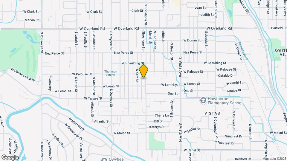 2073 S Shoshone St Map and Location Details