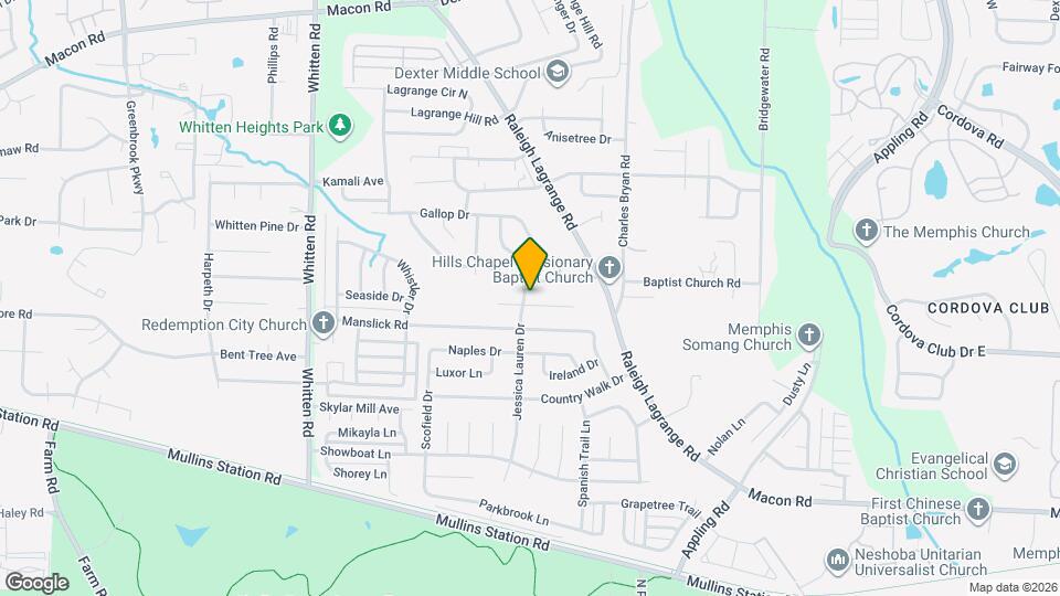 1172 Jessica Lauren Dr Map and Location Details