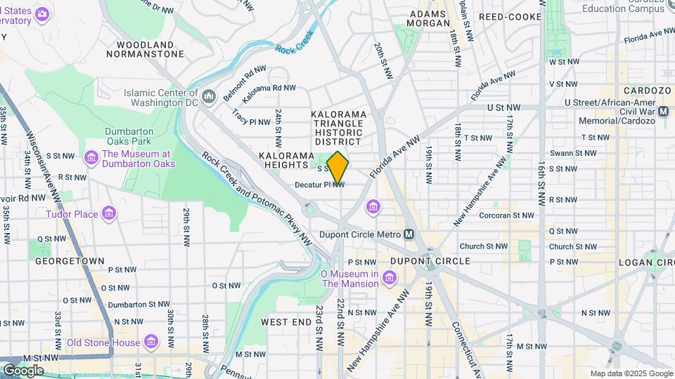 1716 22nd St NW Map and Location Details