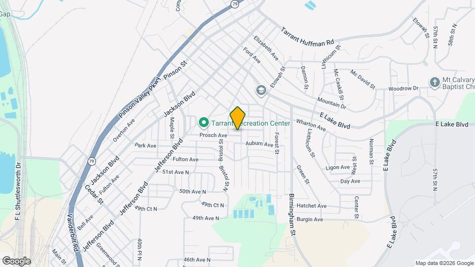 1216 Waverly St Map and Location Details