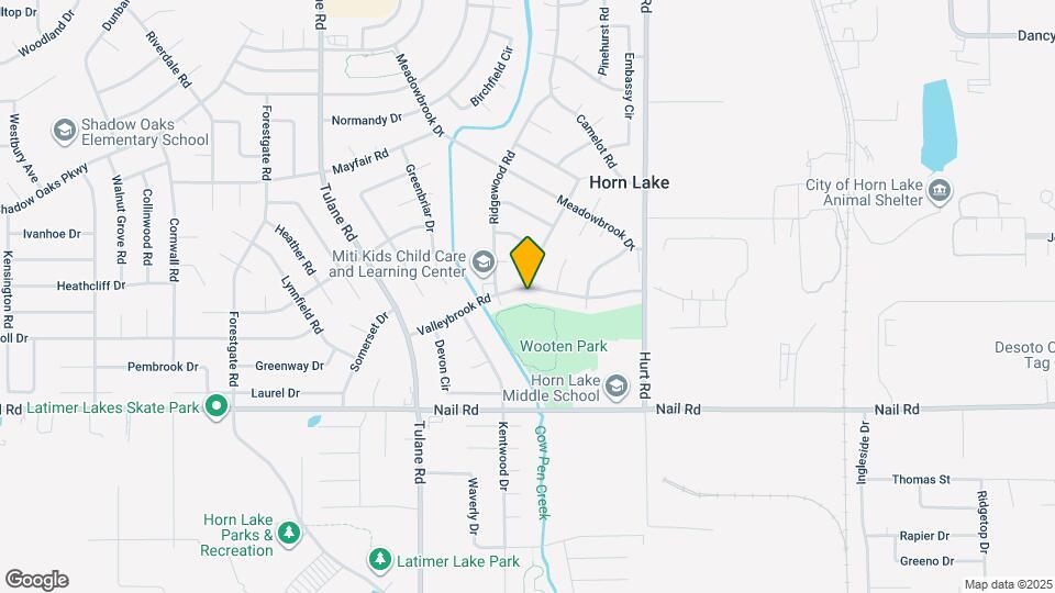 2685 Valleybrook Rd Map and Location Details
