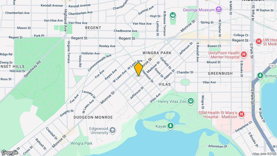 1918 Madison St, Unit 1 Map and Location Details
