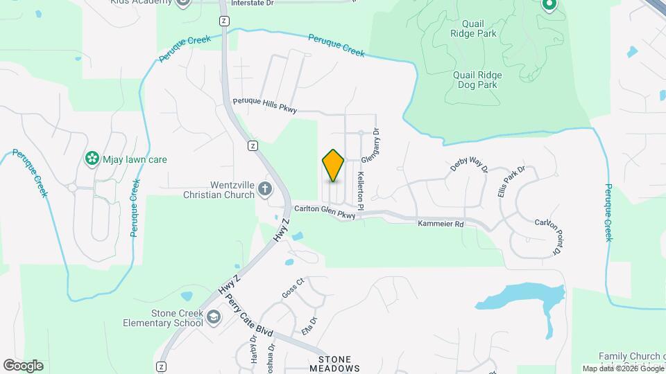 1012 Glengarry Dr Map and Location Details