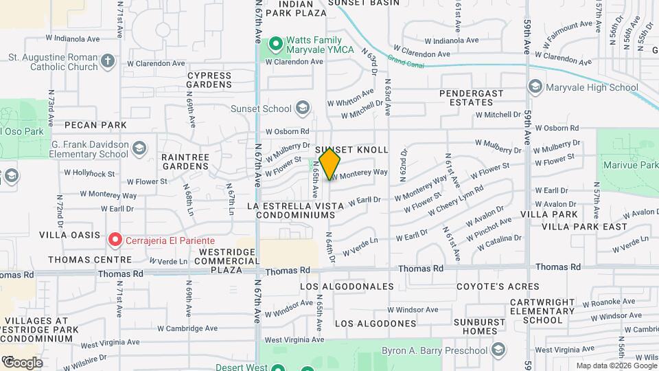 3153 N 64th Dr Mapa y Detalles de la Ubicación