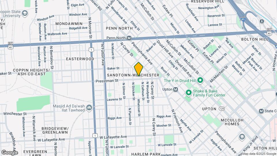 1416 Presstman St Map and Location Details
