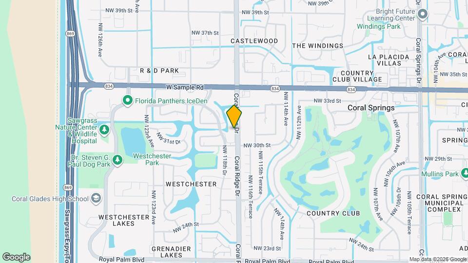 3102 Coral Ridge Dr Map and Location Details