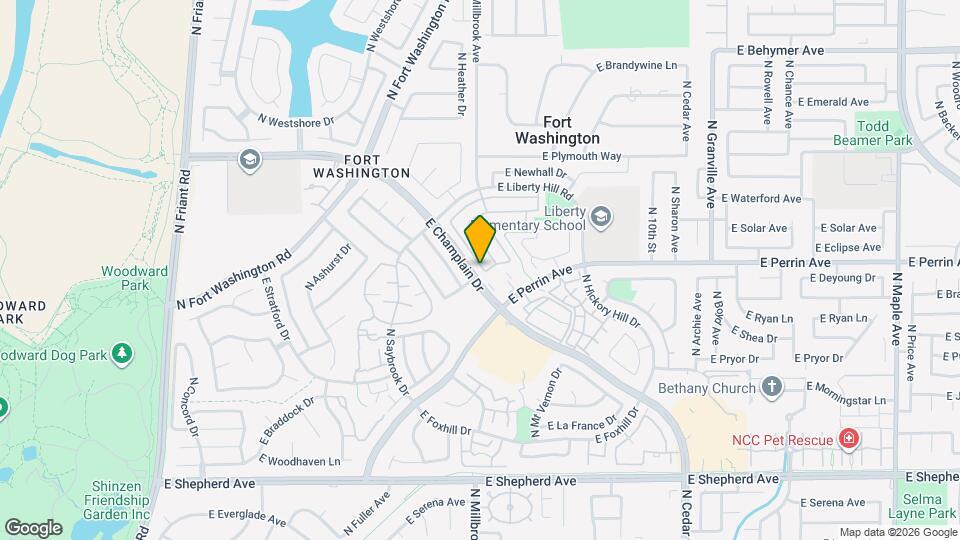 9471 N Whitehouse Dr Map and Location Details