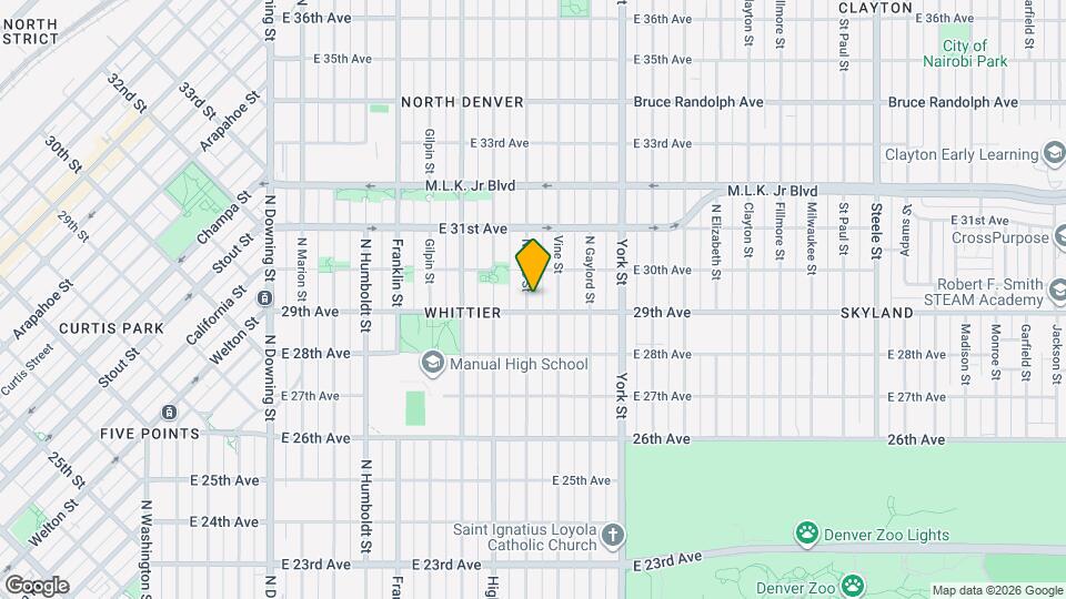 3034 N Williams St, Unit 3034 Map and Location Details