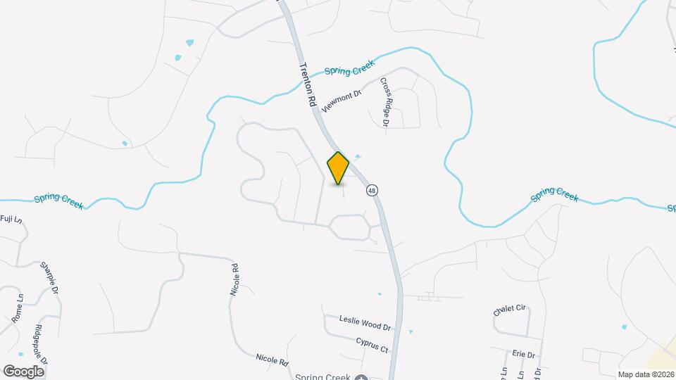 3104 Spring Creek Ct Map and Location Details