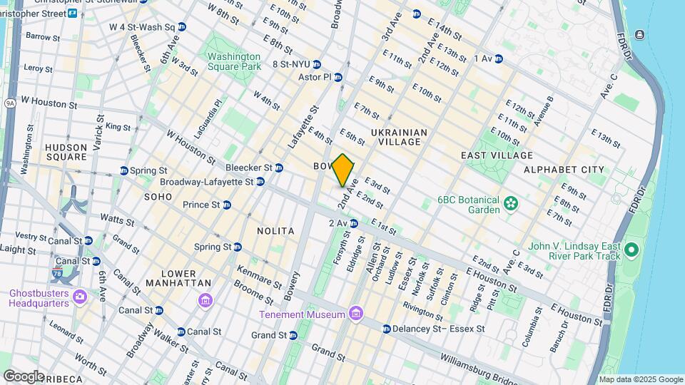31-33 2nd Ave Mapa y Detalles de la Ubicación