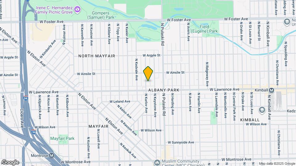 4825 N Karlov Ave Map and Location Details