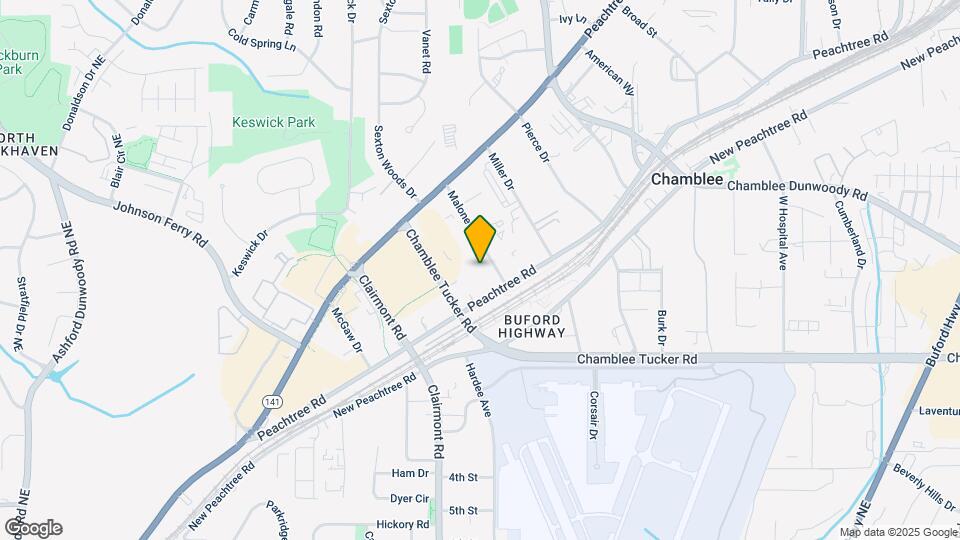 5200 Peachtree Blvd Mapa y Detalles de la Ubicación