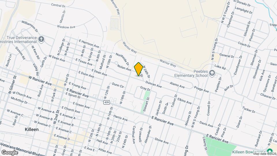 1107 Duncan Ave Map and Location Details