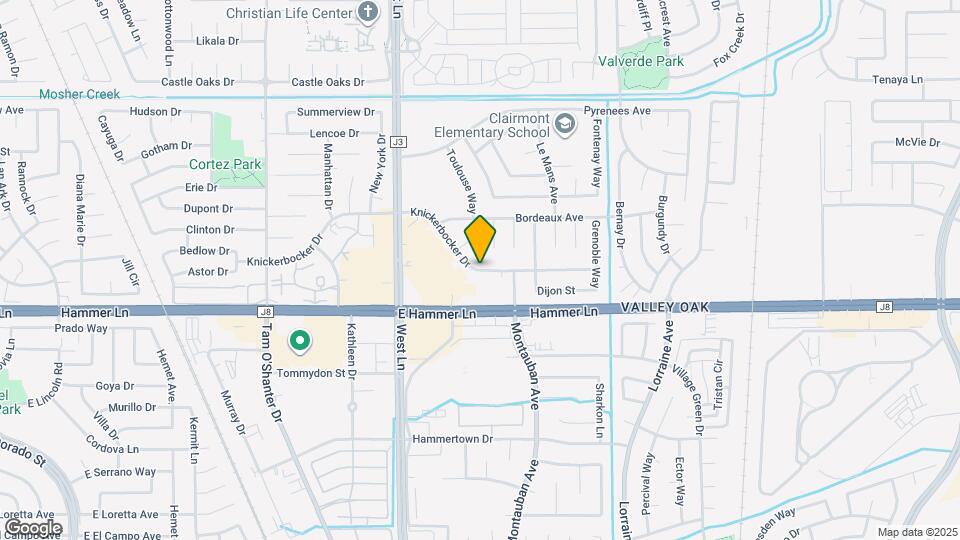 1659 Knickerbocker Dr Map and Location Details