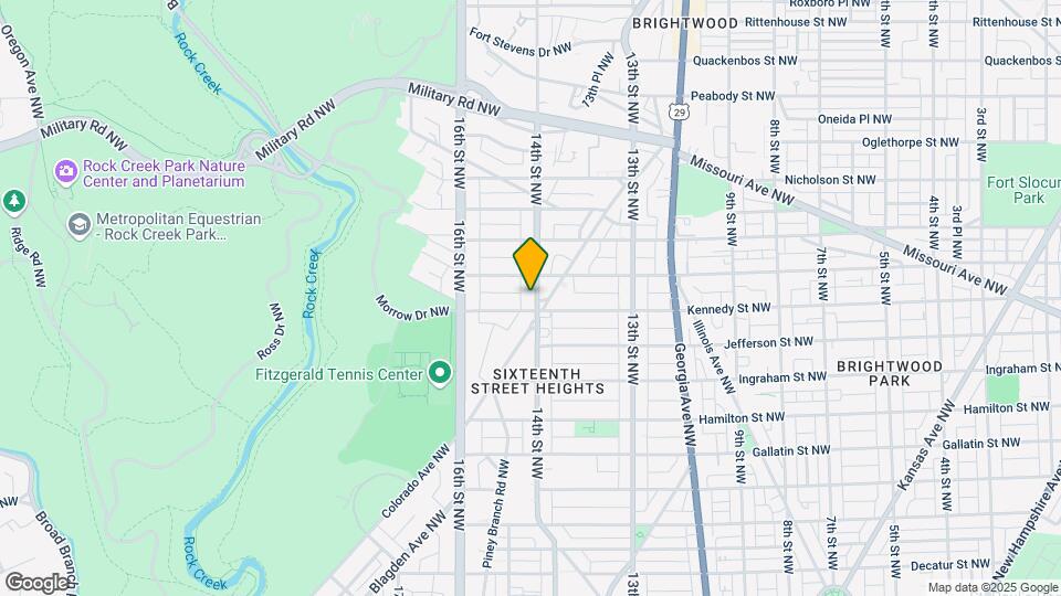 5506 14th St Nw Mapa y Detalles de la Ubicación