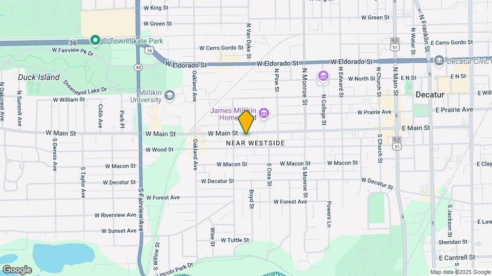 915 W Main St Map and Location Details