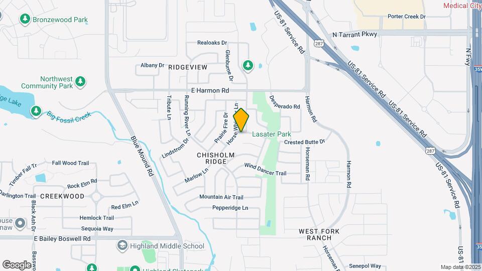 1404 Trading Post Dr Map and Location Details