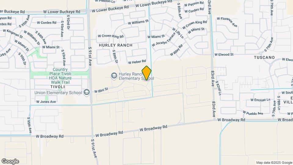 3814 S 87th Dr Map and Location Details
