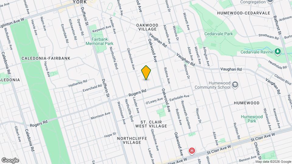 26 Rockvale Ave Map and Location Details