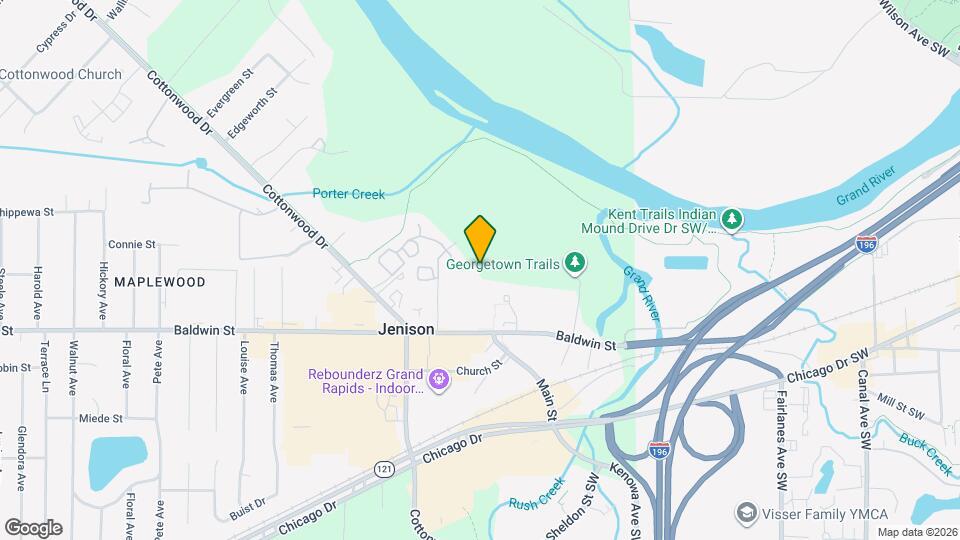 303 Baldwin St Map and Location Details