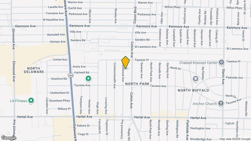 301 Crestwood Ave Map and Location Details