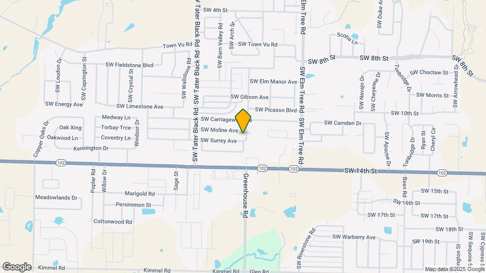 1202 SW Cabriolet St Map and Location Details