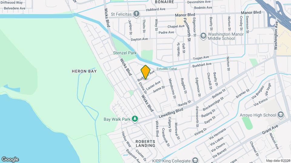1823 Lawndale Ave Map and Location Details