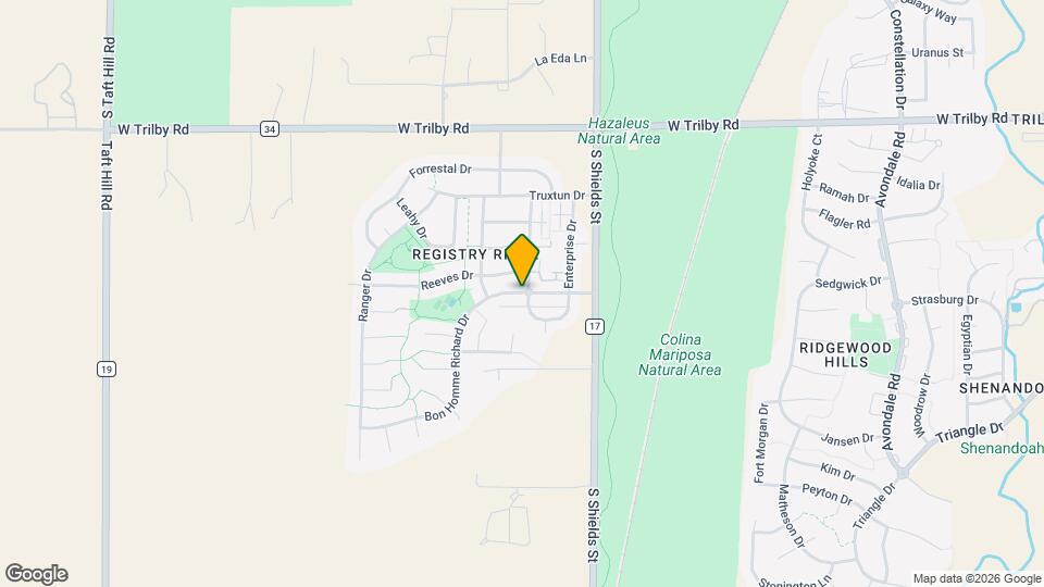 1209 Bon Homme Richard Dr Mapa y Detalles de la Ubicación