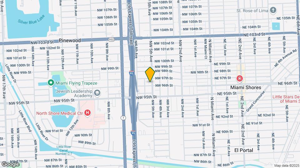 9614 NW 5th Ave Map and Location Details