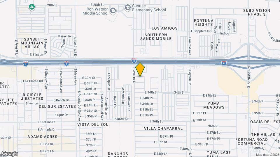 10135 E 33rd St Mapa y Detalles de la Ubicación